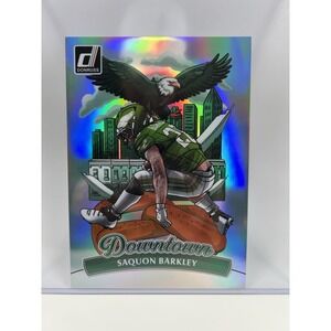 Saquon Barkley - 2025 Donruss Football Oversized Downtown #7 Philadelphia Eagles